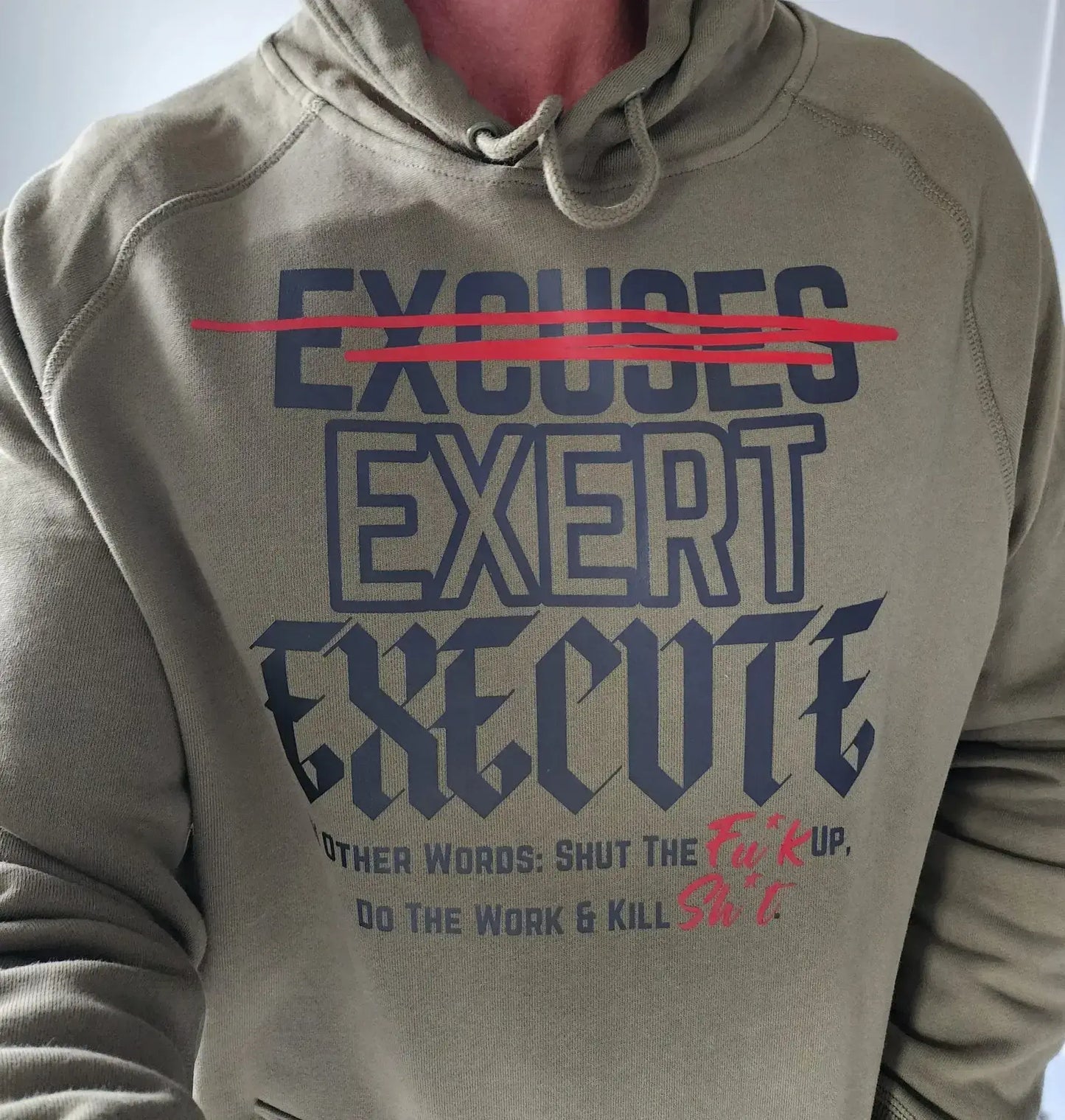 'No Excuses' Hoodie image 4
