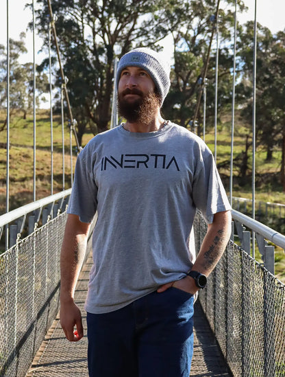 'Innertia' Tee (Heather Grey) image 0