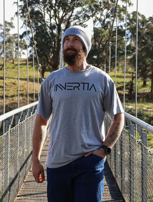 'Innertia' Tee (Heather Grey) image 0