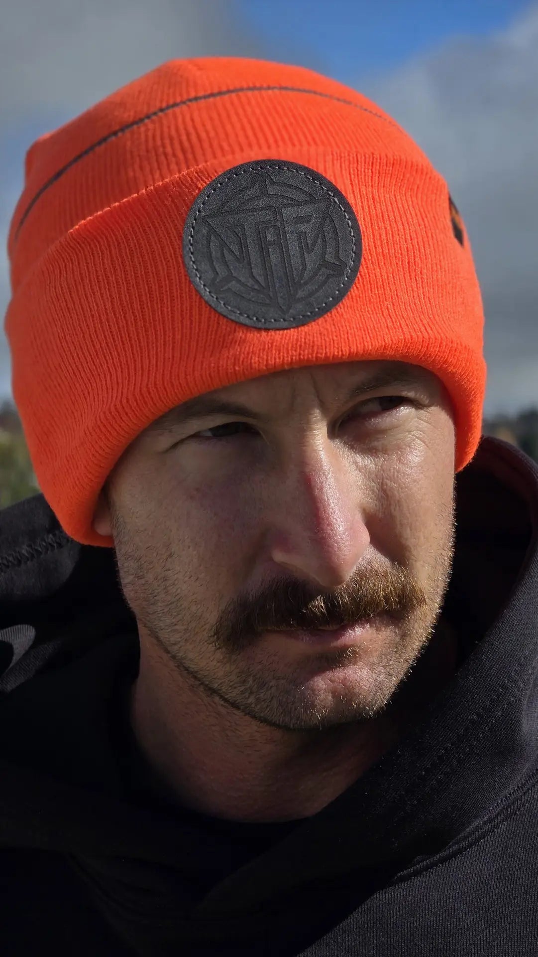 'TIA' Beanie - Hi-Vis Orange image