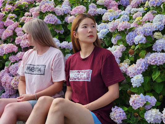 Floral Tee (Maroon) image 1