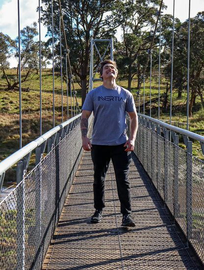 'Innertia' Tee (Heather Grey) image 4