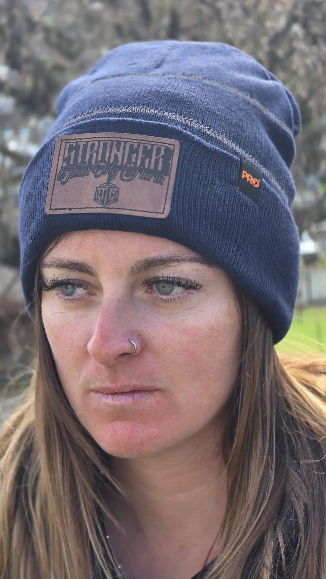 'Stronger Than My Storm' Beanie image 1