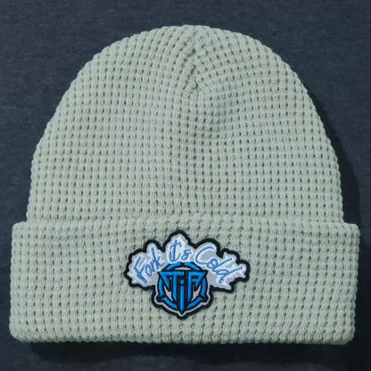'Fark it's Cold' Beanie - Ecru image